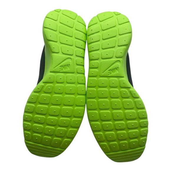 Nike Roshe Run Mid Running Shoes Mens Sz 8 Mercury‎ Grey/Flash Lime Sneakers main image 4